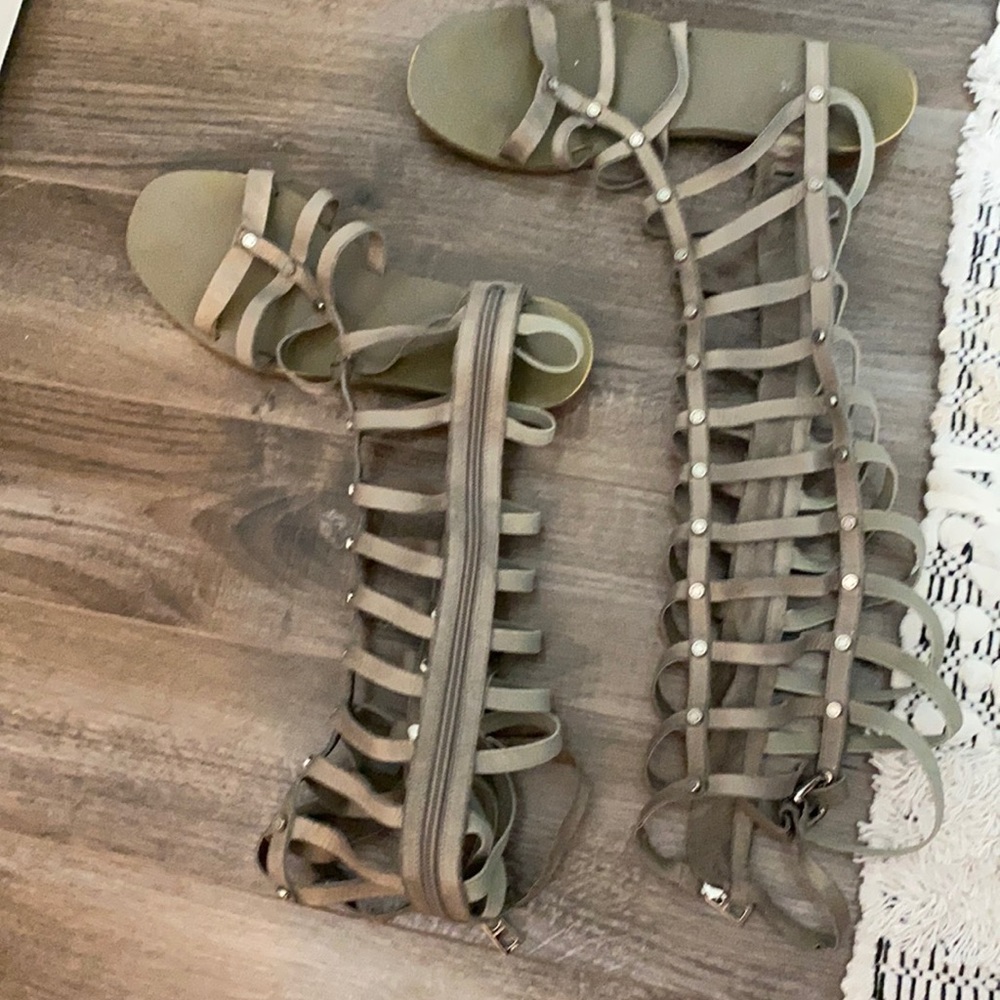Knee length Roman style Sandals